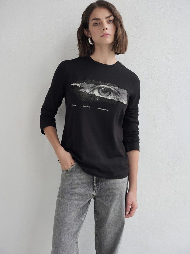 Джемпер женский C LD 3287, р.170-84, black-eye - 2