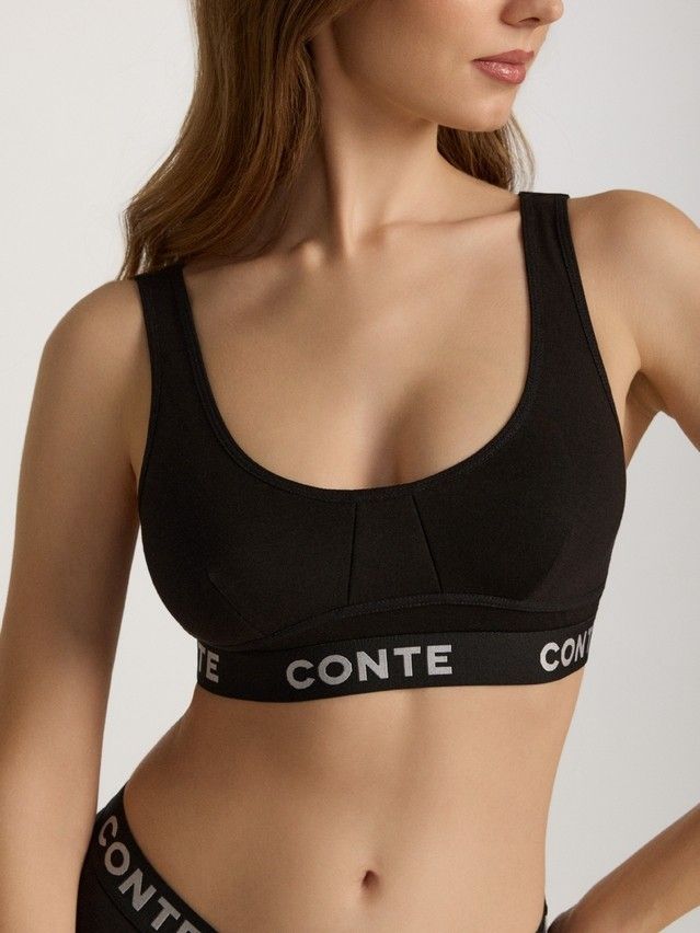 Бюстье женское CE COMFY LINE LBE 2990, р.170-84, black-silver - 1