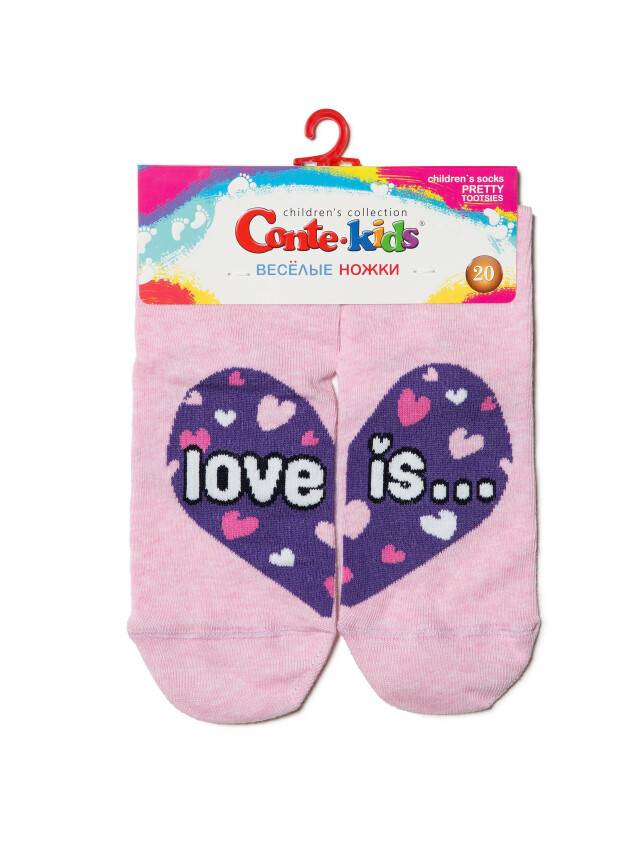 Носки детские Веселые ножки 17С-10СП, р.20, 279 светло-розовый - 2