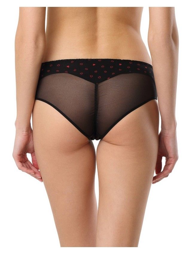 Трусы женские TRU-LA-LA LHP 1013 (на вешалке),р.90, black - 2