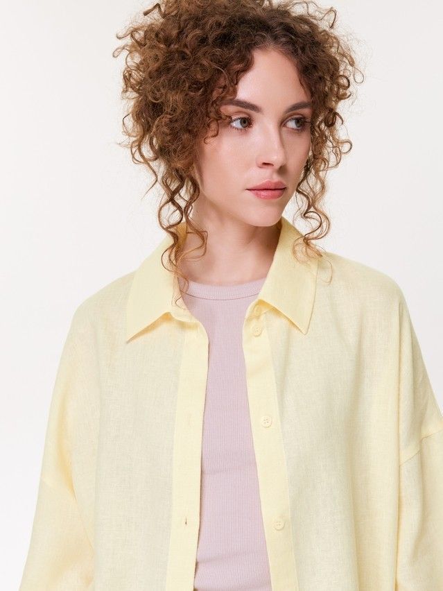Рубашка жен. C LRU 3482, р.170-84-90, yellow - 4