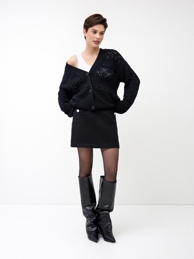 Жакет женский CE LDK24112 24С-112СП, р.170-84-88, black - 1