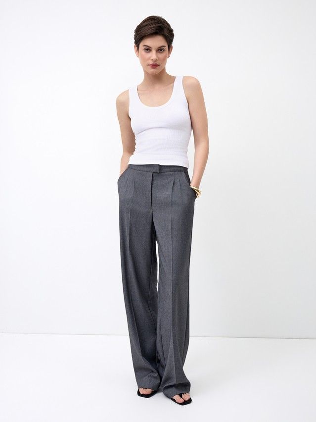 Брюки женские C LBK 3257, р.164-84-90, graphite - 3