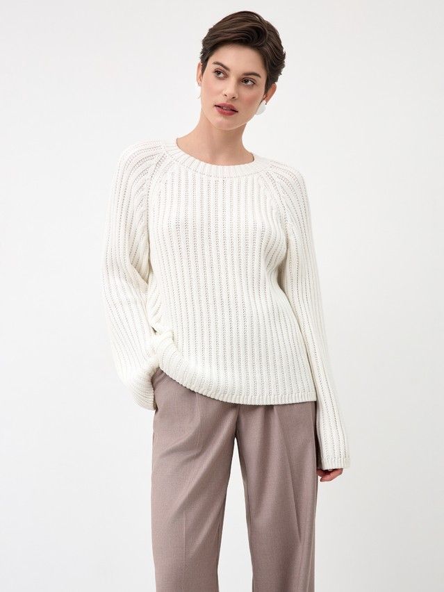 Джемпер женский CE LDK24117 24С-117СП, р.170-84, ecru - 4