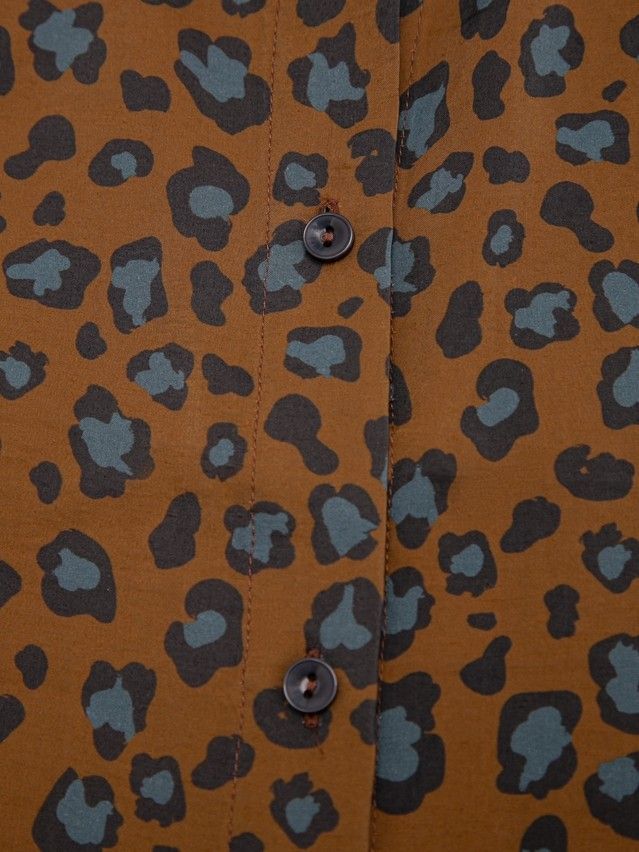 Блузка жен. C LBL 3729, р.170-84-90, chocolate leo - 8