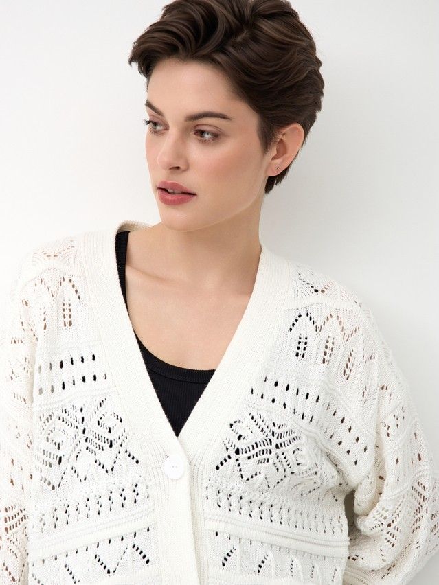 Жакет женский CE LDK24112 24С-112СП, р.170-84-88, ecru - 5