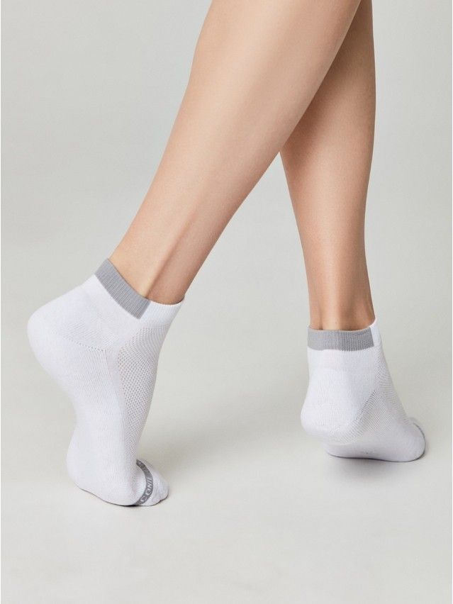 Носки женские хлопковые CE ACTIVE (короткие, махр. стопа) 16С-92СП, р.23, 573 белый - 5