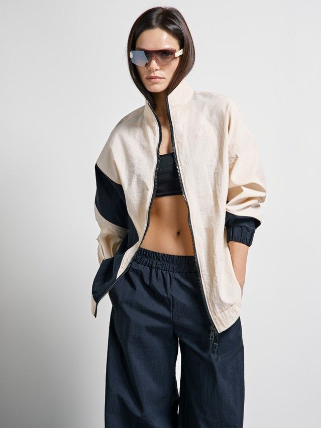 Жакет женский C LJ 3512, р.170-84-90, beige-black - 6