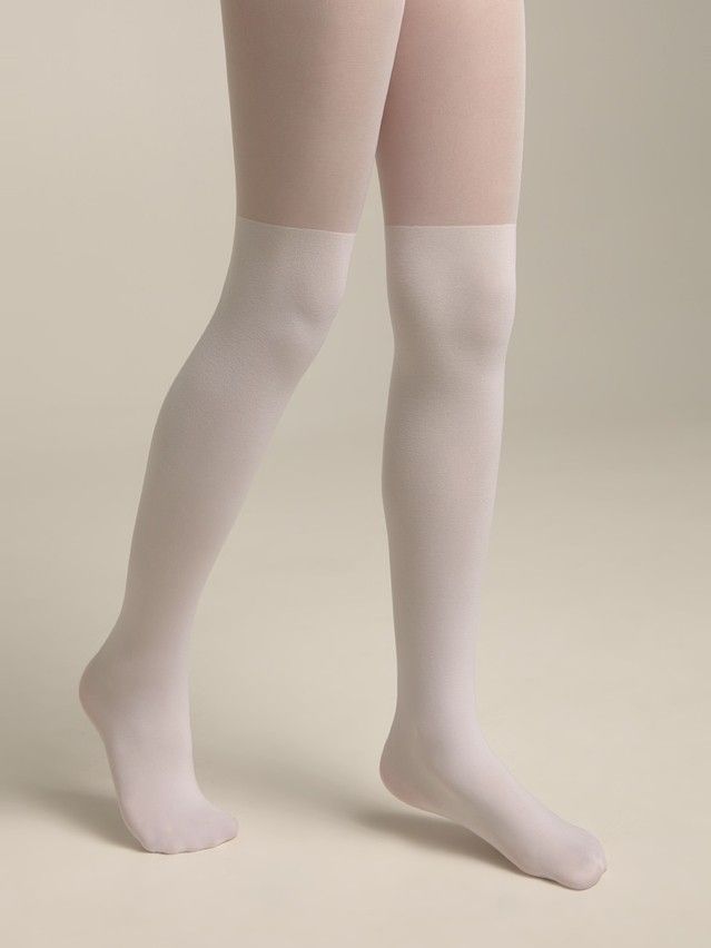 Колготки детские нарядные CE LOLITA, р.104-110, bianco - 1