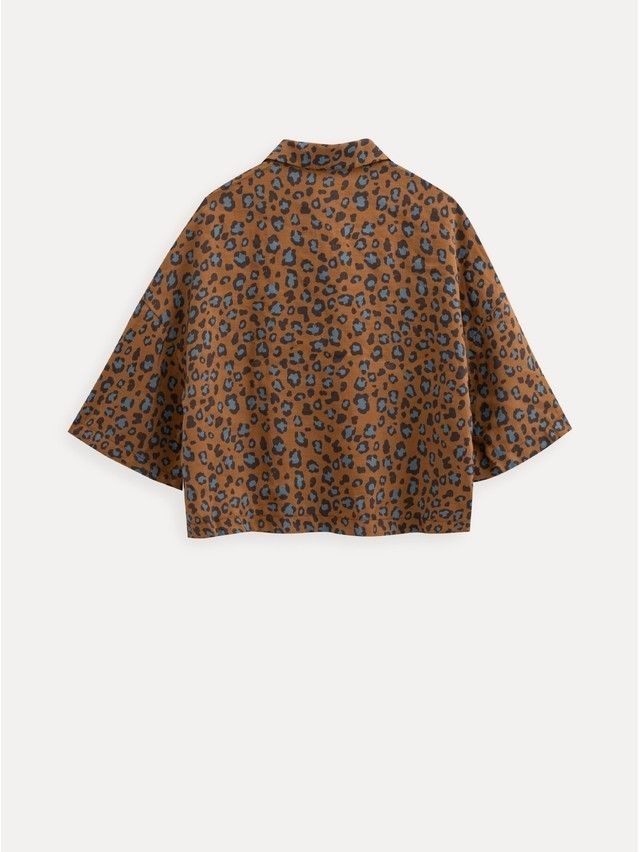 Блузка жен. C LBL 3729, р.170-84-90, chocolate leo - 7