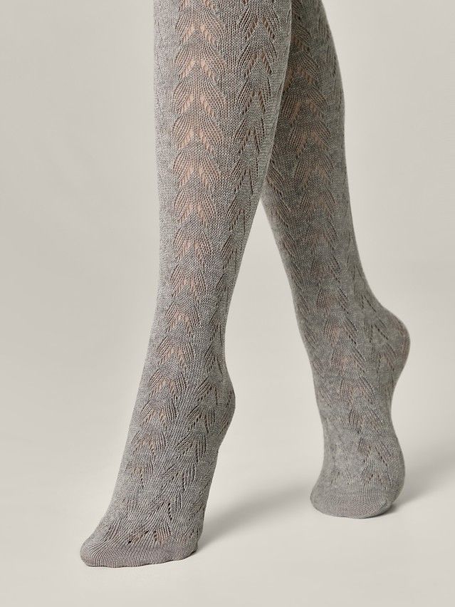 Колготки женские хлопковые CE AJOUR 300 24С-146СП, р.2, 075 grey - 2