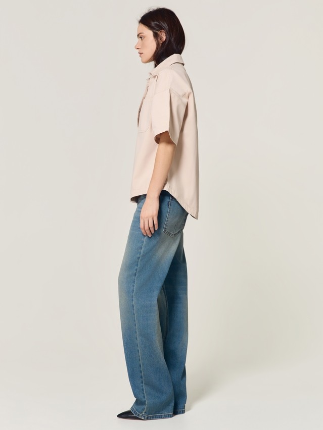 Ветровка джинсовая жен. C CON-926, р.170-84-90, beige - 3