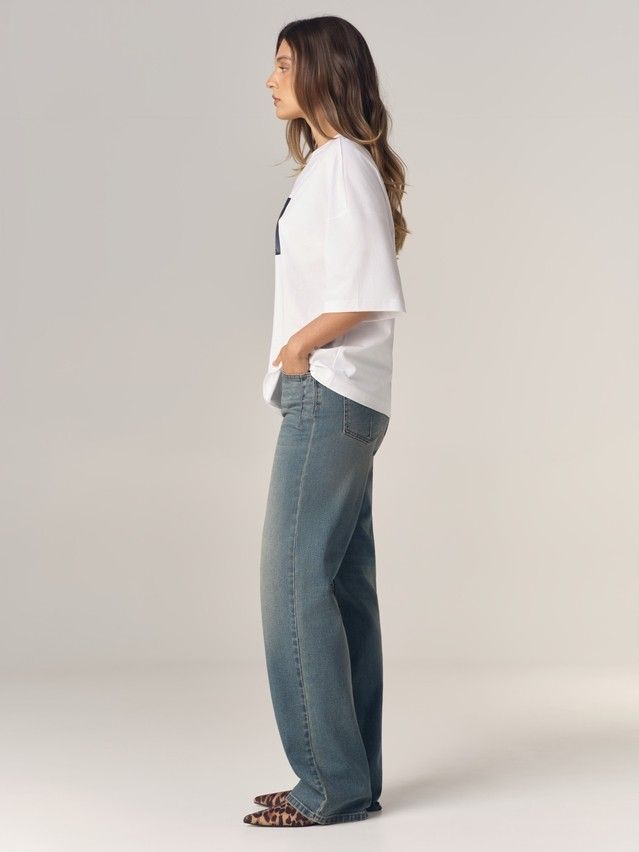 Джемпер женский C LD 3468, р.170-84, white-poppies - 4