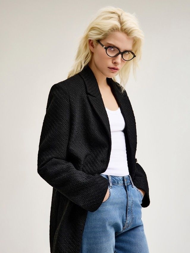 Жакет женский C LJ 3271, р.170-84-90, black - 3