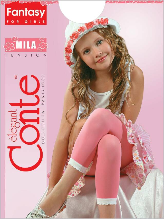 Леггинсы для девочек MILA 8С-110СП, p. 104-110, pink - 1