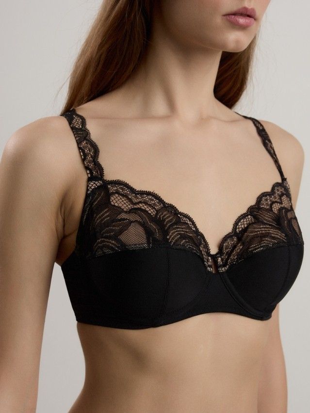 Бюстгальтер CE FLEUR DE LIS TB6185, р.70D, черный - 1