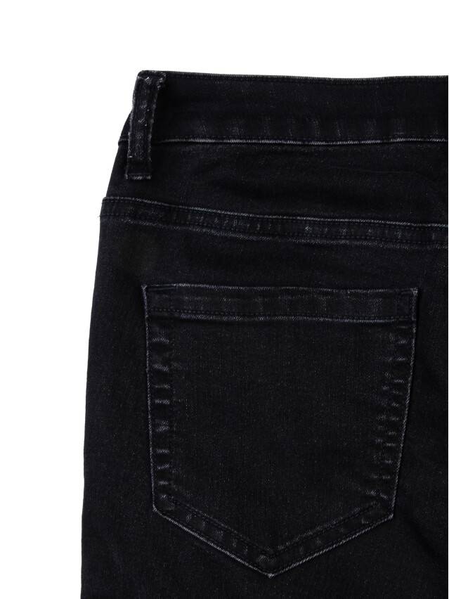 Моделирующие джинсы с эффектом градиента CON-57, р.170-102, черный - 5