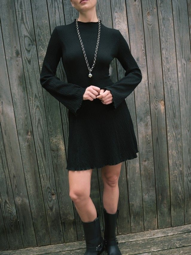 Платье женское C LPL 3237, р.170-84-90, black - 5