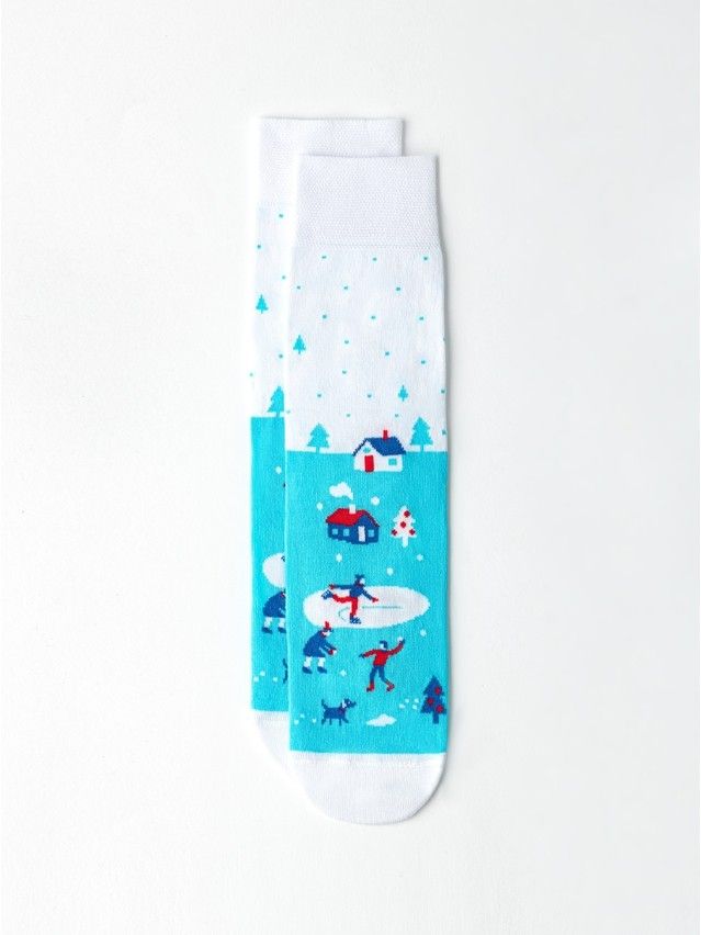 Носки мужские DW NEW YEAR 21С-71СП, р.27-29, 1025 бирюза - 3