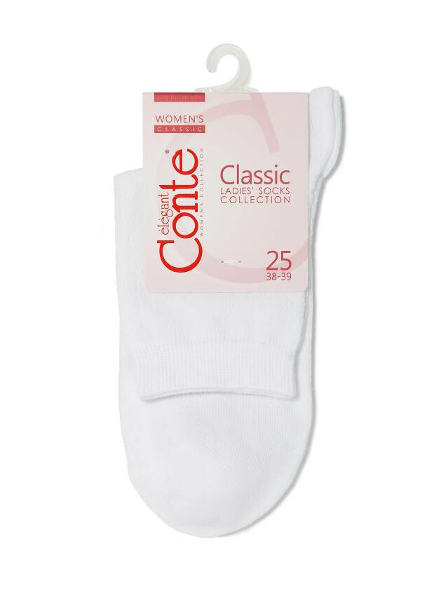 Носки хлопковые женские CLASSIC 15С-15СП, р. 36-37, белый, рис. 061 - 3