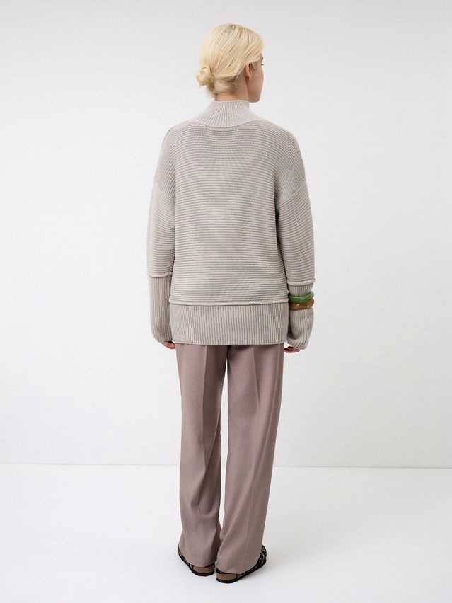 Джемпер женский CE LDK24135 24С-135СП, р.170-84, grey-beige - 5