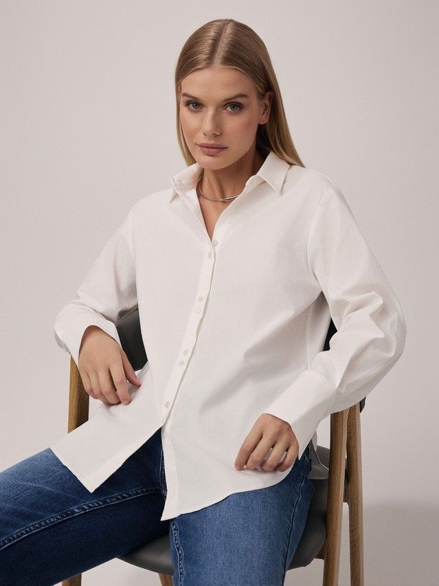 Блузка женская CE LBL 2825, р.170-84-90, off-white - 6