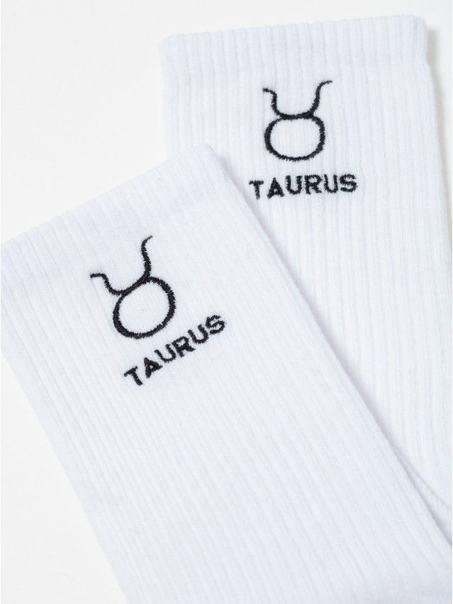 Носки женские хлопковые C FANTASY (с вышивкой) 24С-77СП, р.23-25, 637 белый - 9