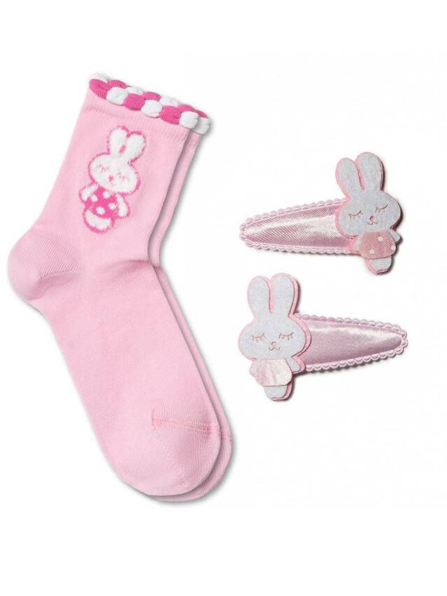 Носки детские TIP-TOP (с заколками для волос) 17С-88СП, р.14, 290 светло-розовый - 1