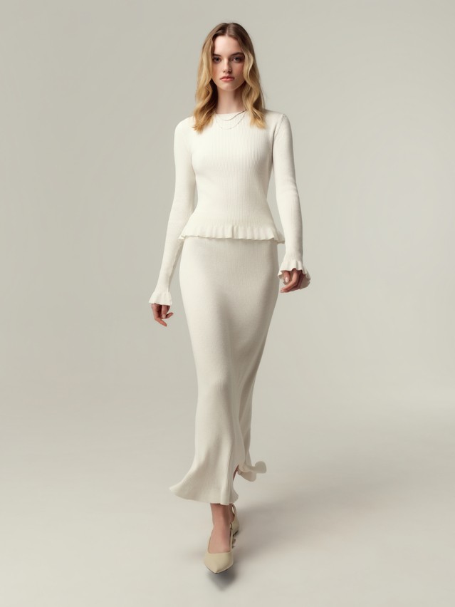 Юбка женская CE LDK2574 25С-74СП, р.170-90, ecru - 5