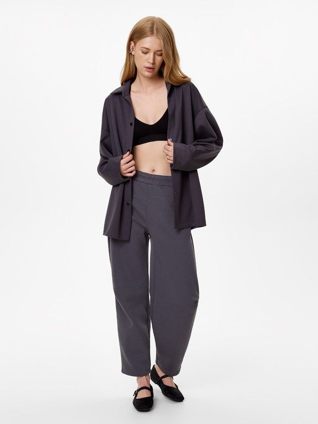 Рубашка женская C LRU 3217, р.170-84-90, graphite - 1