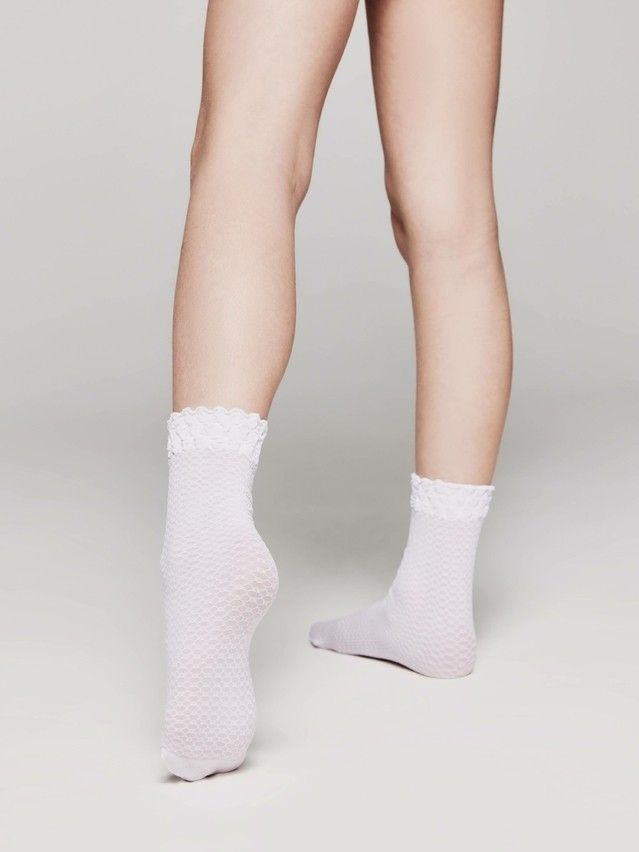 Носки для девочек нарядные CE SARA, р.18-20, bianco - 2