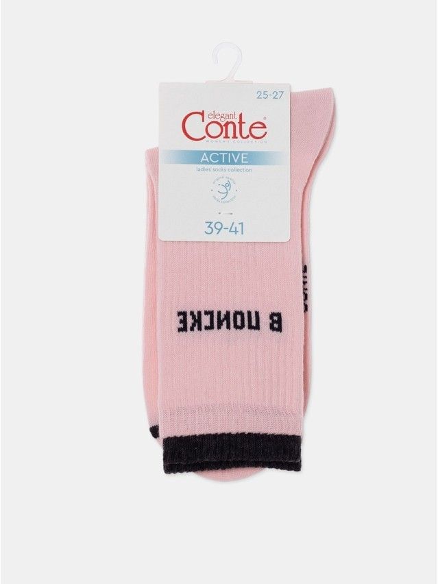 Носки женские хлопковые CE ACTIVE (удлиненные) 22С-29СП, р.23-25, 602 светло-розовый - 10