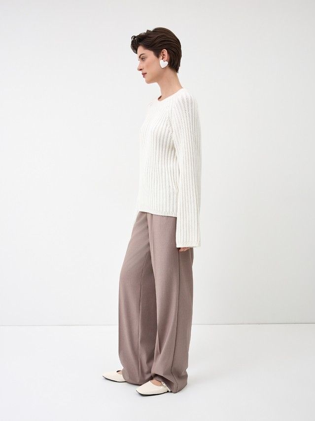 Джемпер женский CE LDK24117 24С-117СП, р.170-84, ecru - 5