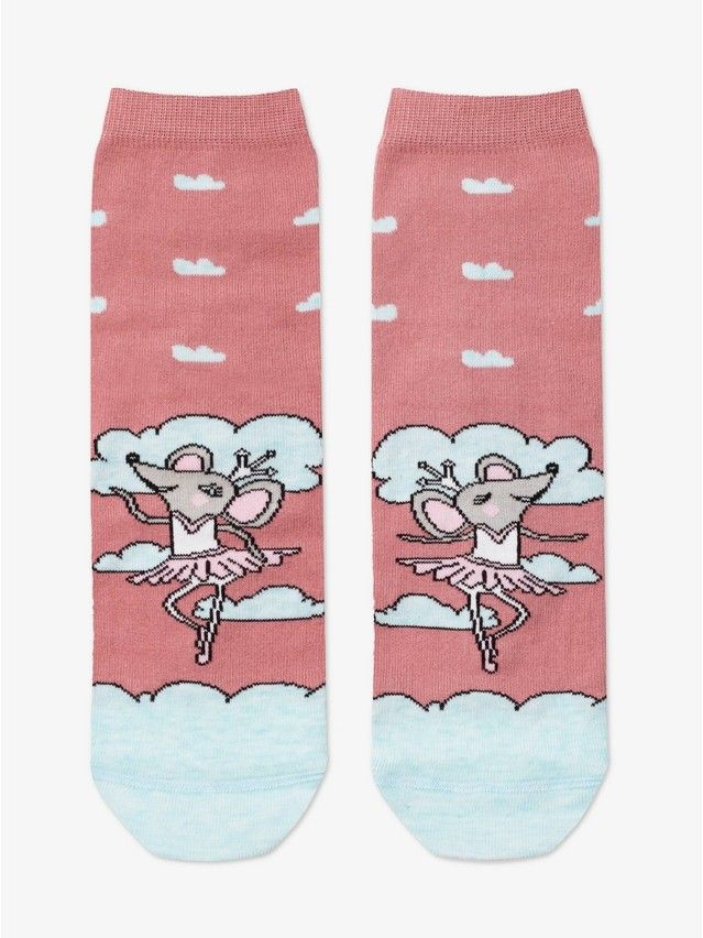 Носки женские хлопковые CE HAPPY (3 пары, коробочка) 18С-227СП, р.36-39, 766 ассорти - 4