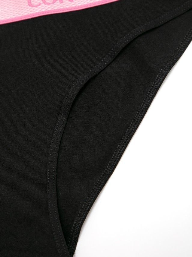 Трусы жен. CE PRINT DOTS LB 2545, р.90, black-pink - 3