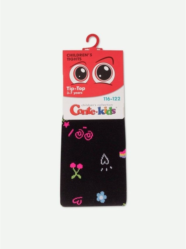 Колготки детские CK TIP-TOP, р.116-122 (18),615 черный - 3