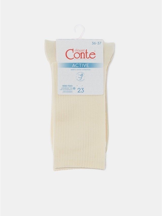 Носки женские хлопковые CE ACTIVE 20С-20СП, р.23, 000 кремовый - 5