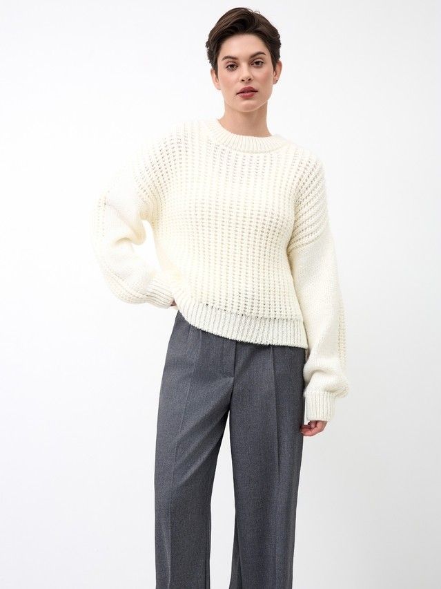 Джемпер женский CE LDK24137 24С-137СП, р.170-84, ecru - 2