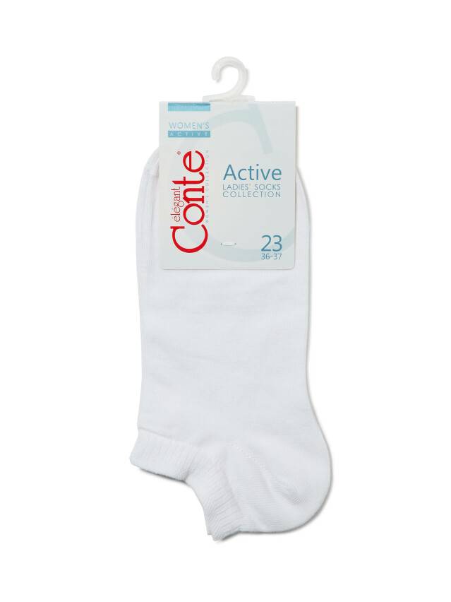 Носки хлопковые женские ACTIVE (ультракороткие) 15С-46СП, р. 36-37, белый, рис. 000 - 3