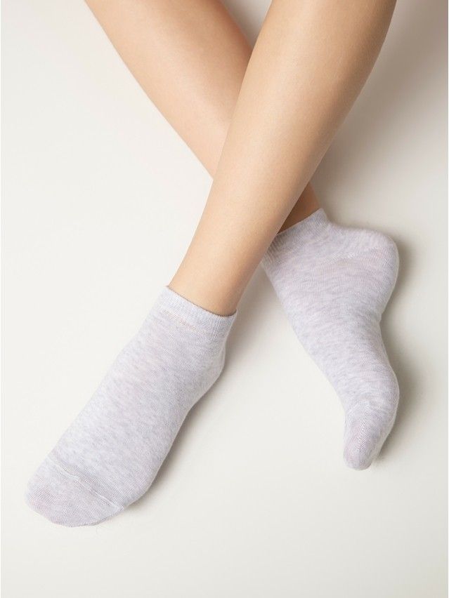 Носки женские хлопковые CE 3DSOCKS (короткие) 24С-3СП, р.23-25, 000 светло-серый - 1