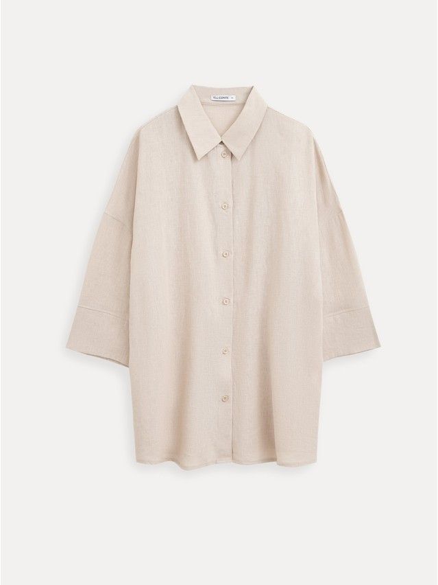 Рубашка жен. C LRU 3482, р.170-84-90, beige - 6