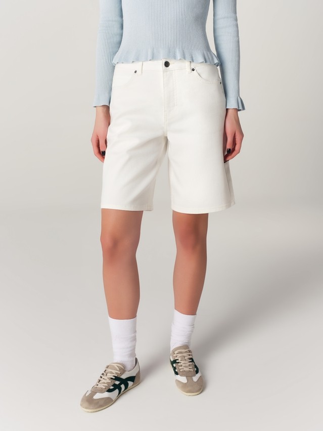 Шорты джинсовые жен. C CON-884, р.170-90, off white - 5