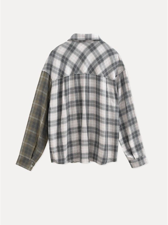 Рубашка женская C LRU 3464, р.170-84-90, beige-khaki - 7