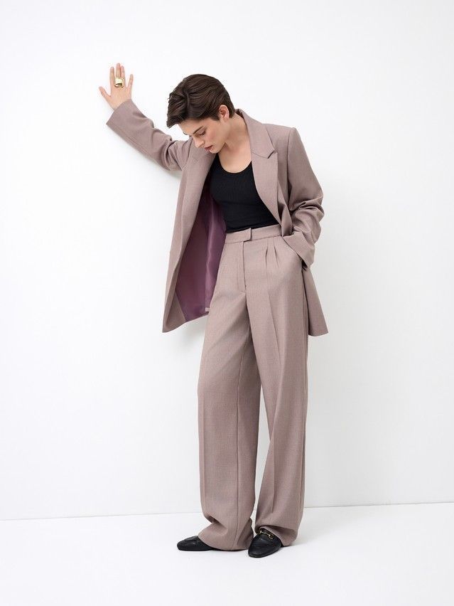 Брюки женские C LBK 3257, р.164-84-90, beige - 4