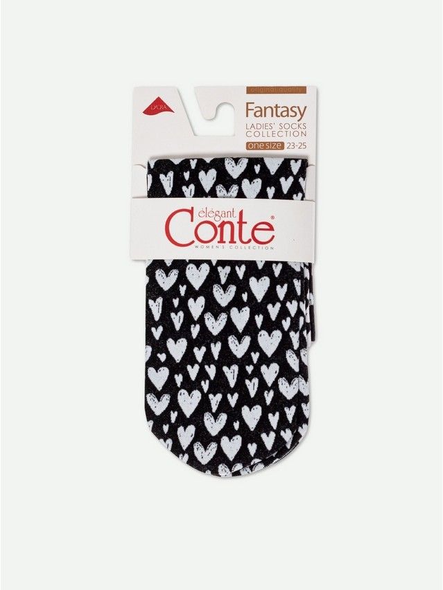 Носки женские CE FANTASY 22С-52СП, р.23-25, nero-bianco - 5