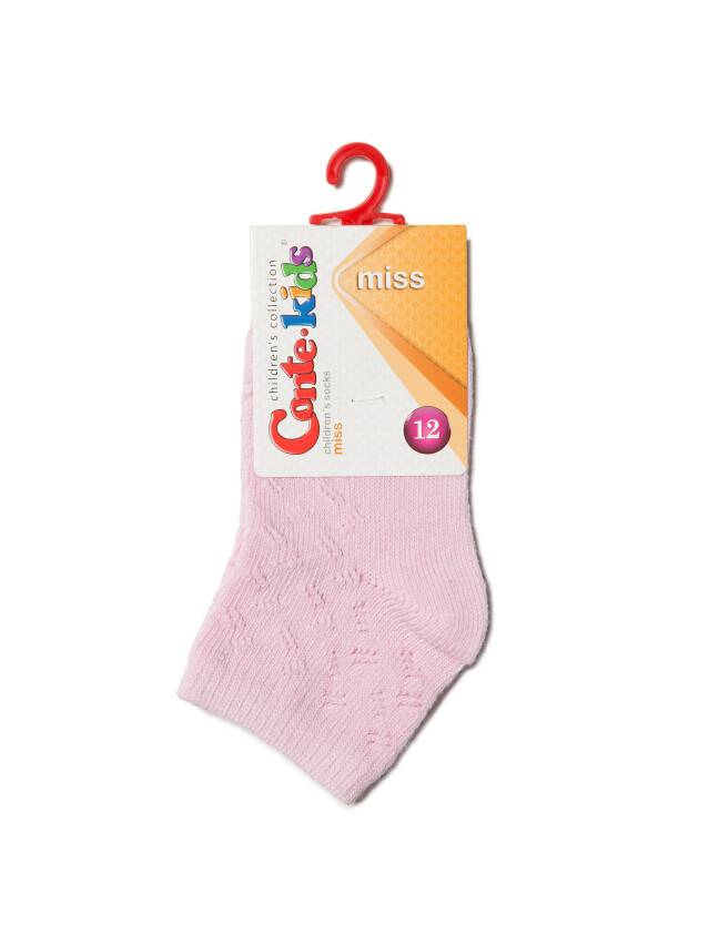 Носки хлопковые детские MISS (ажурные) 7С-76СП, p. 12, светло-розовый, рис. 113 - 2