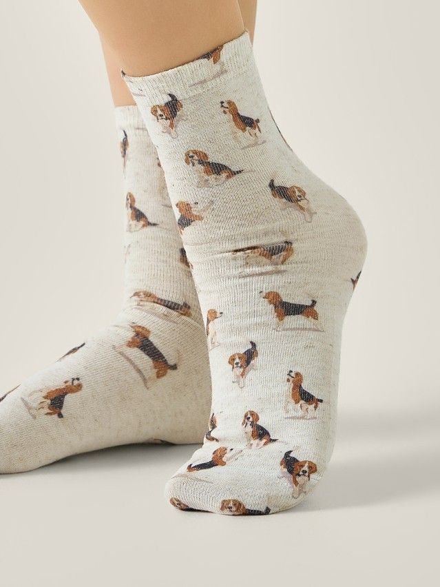 Носки женские CE FANTASY 20С-107/1СП, р.23-25, 728 бежевый - 2