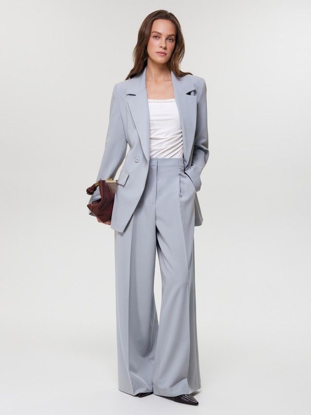 Жакет женский C LJ 3394, р.170-84-90, grey-blue - 5