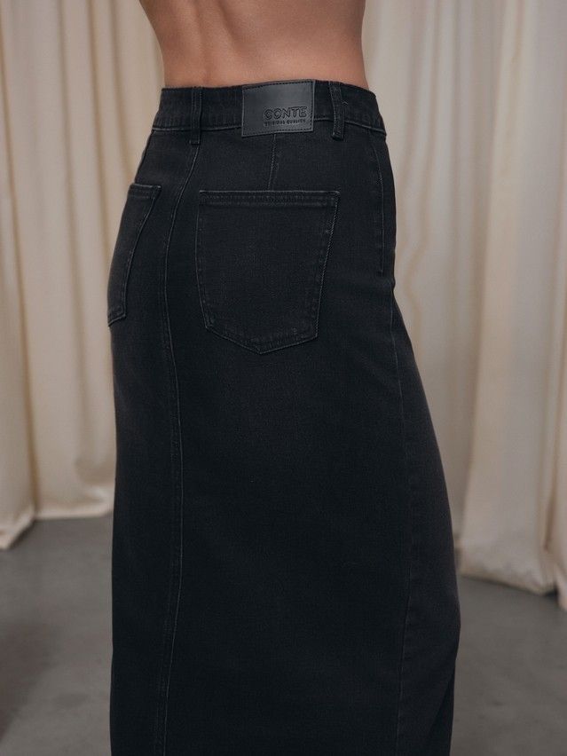 Юбка джинсовая женская C CON-815, р.170-90, washed black - 6