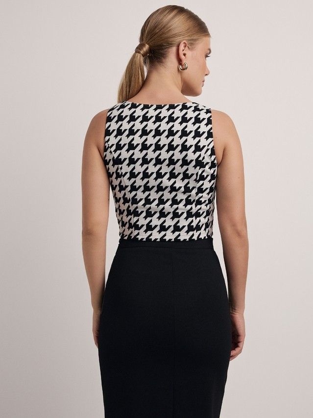 Топ женский CE LTD 2823, р.170-84, dogtooth - 2